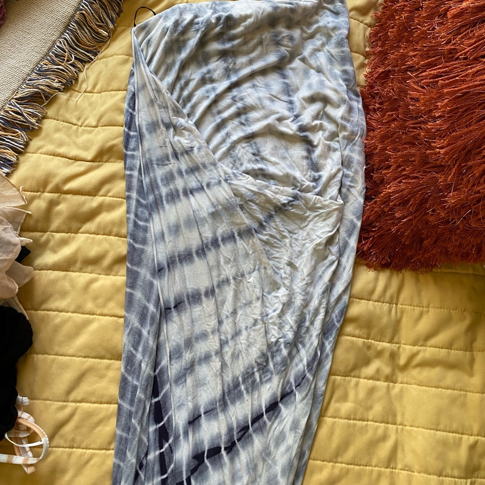 Tie dye open skirt